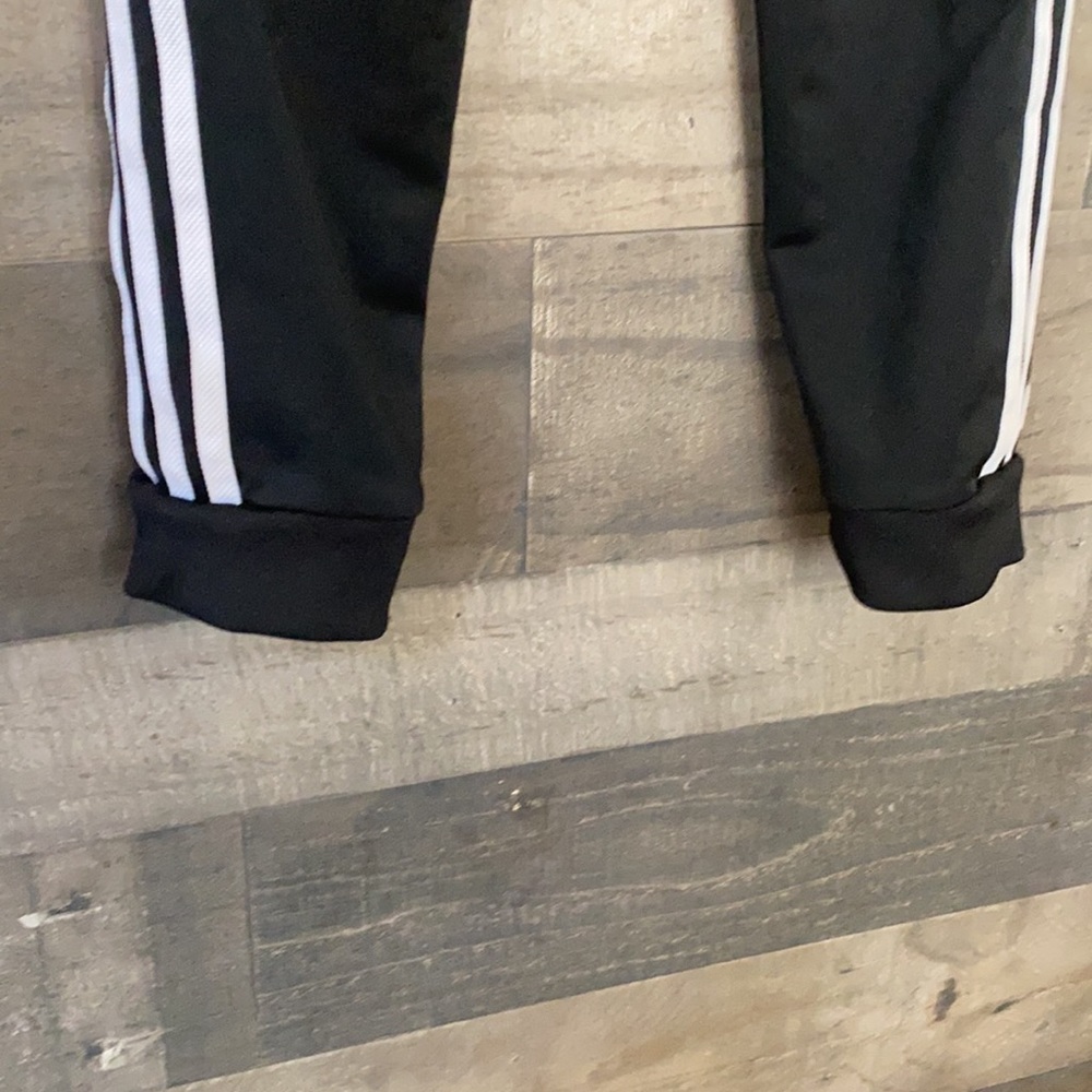 Black and White Adidas Sweatpants - Picture 4 of 7